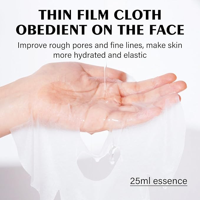 Face Masks Skincare Set for Girl,Moisturizing Collagen Facial Masks for Women Home Spa,Hyaluronic Acid Face Mask for All Skin Types,Day Night Facial Mask Hydrating,Deep Cleaning,Oil Contral(24Pack)