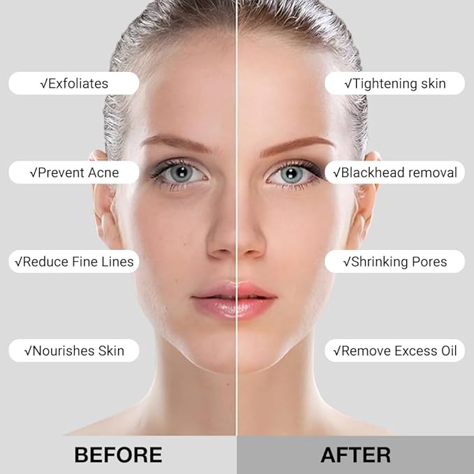 Clay Mask For Face, Vitamin C Face Masks with Turmeric and Kaolin Clay, Deep Cleansing Pores, Skincare Facial Mask for Refining Pores and Controlling Oil,(Seaweed Mud)