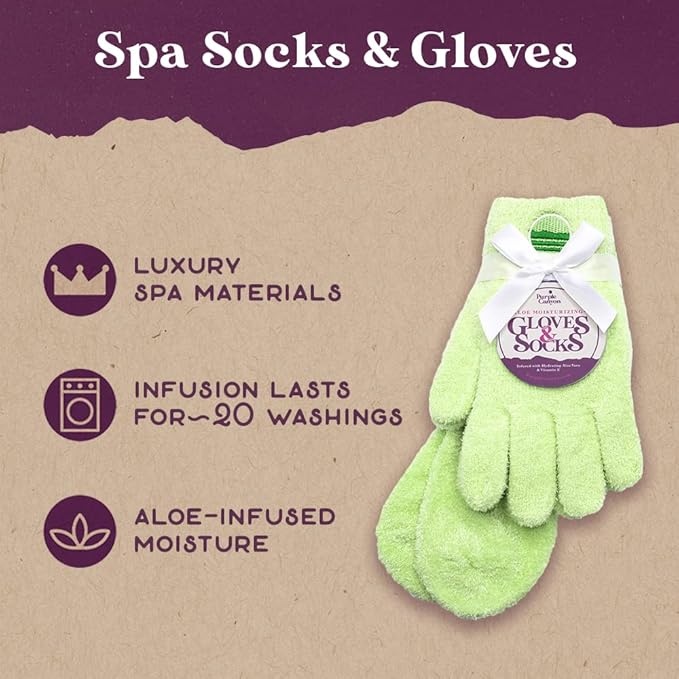 Purple Canyon Spa Gift Box for Women | Revitalizing Eucalyptus Spearmint Stress Relief Gift for Women