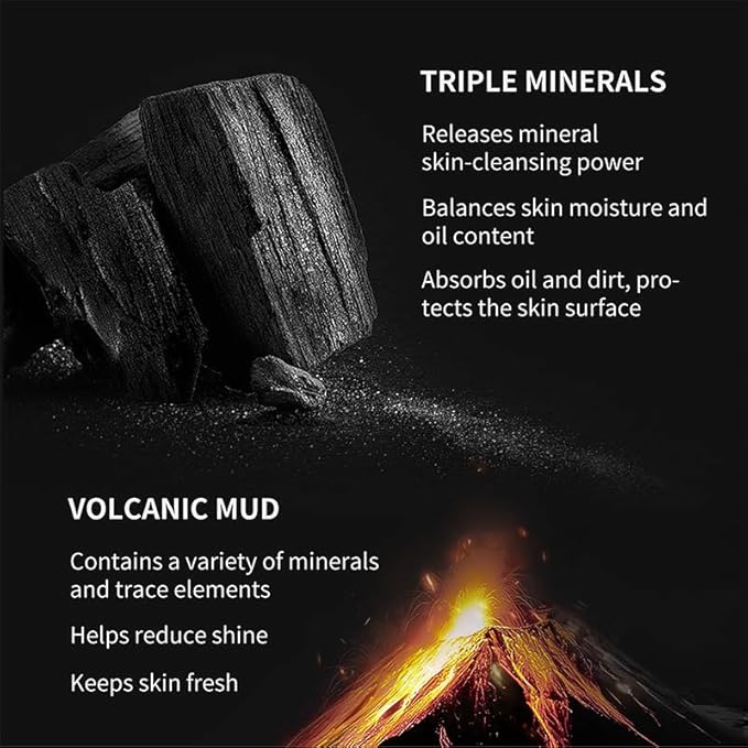 Men's Skin Set Cleansing Oil Control Moisturizing | Cleanser 5.28 oz | Toner 4.22 oz | Lotion 3.52 oz 3-Step Daily Routine For Men Valentine's Day Gift