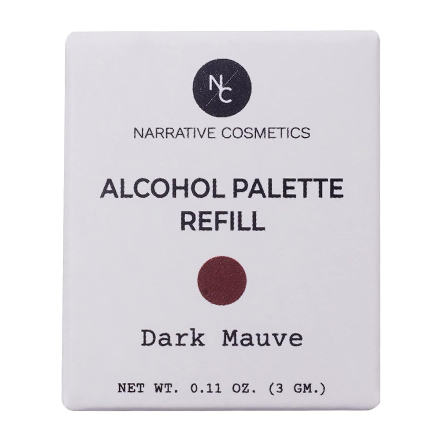 Narrative Cosmetics Alcohol Palette Refill Pans - Skin Tones - Dark Mauve