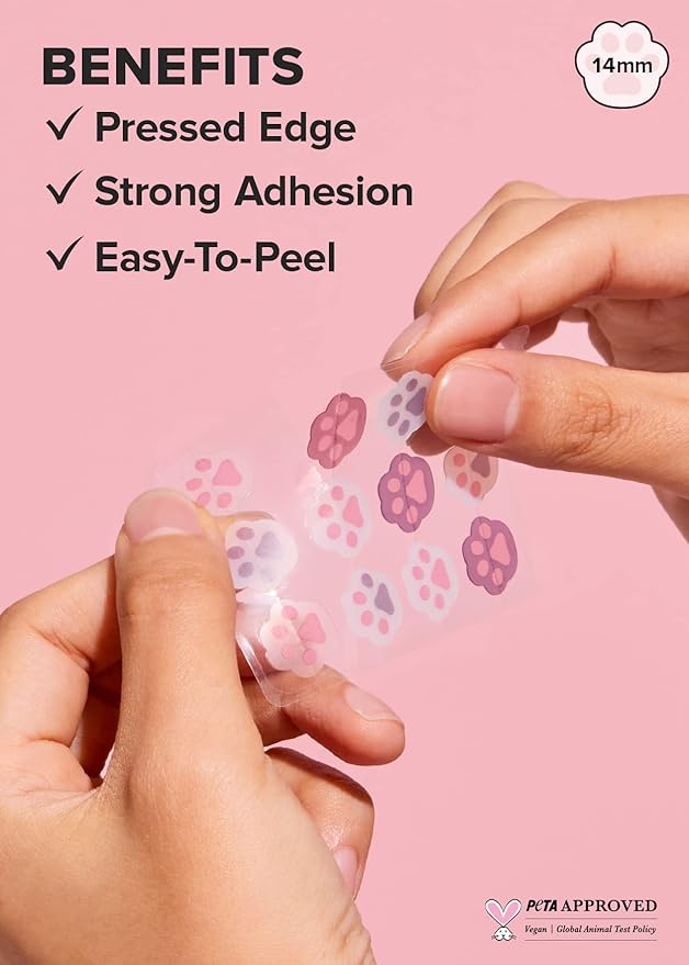 I DEW CARE Acne Care Set - Happy Paws & Proper Popper & Headband | Cute Pimple Patches, Absorbing with Tea Tree Leaf Oil, Blemish Treatment for Face, Trouble Spot Remover, Mother's Day