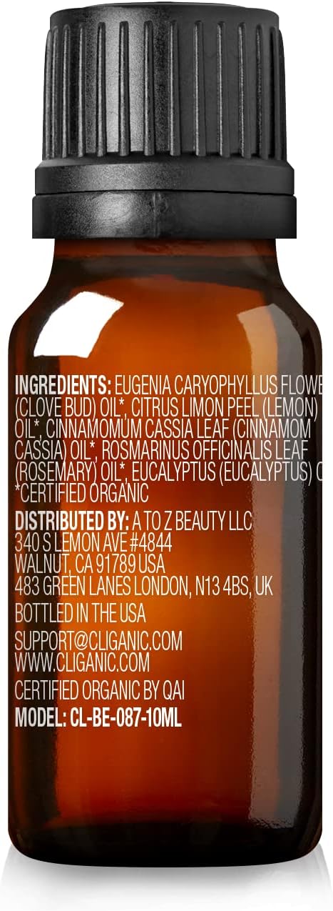 Cliganic Organic Essential Oils Blend Fortify