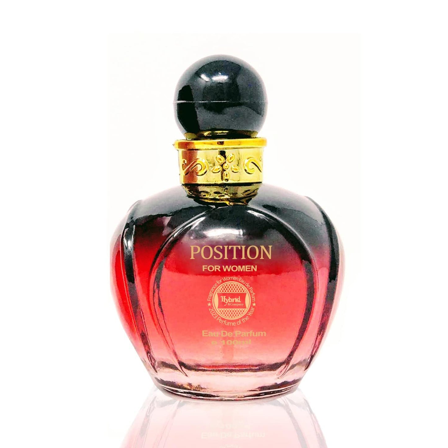 Hybrid & Company Position for Women Eau De Parfum Natural Spray Sensual Scent, 3.4 Fl Oz