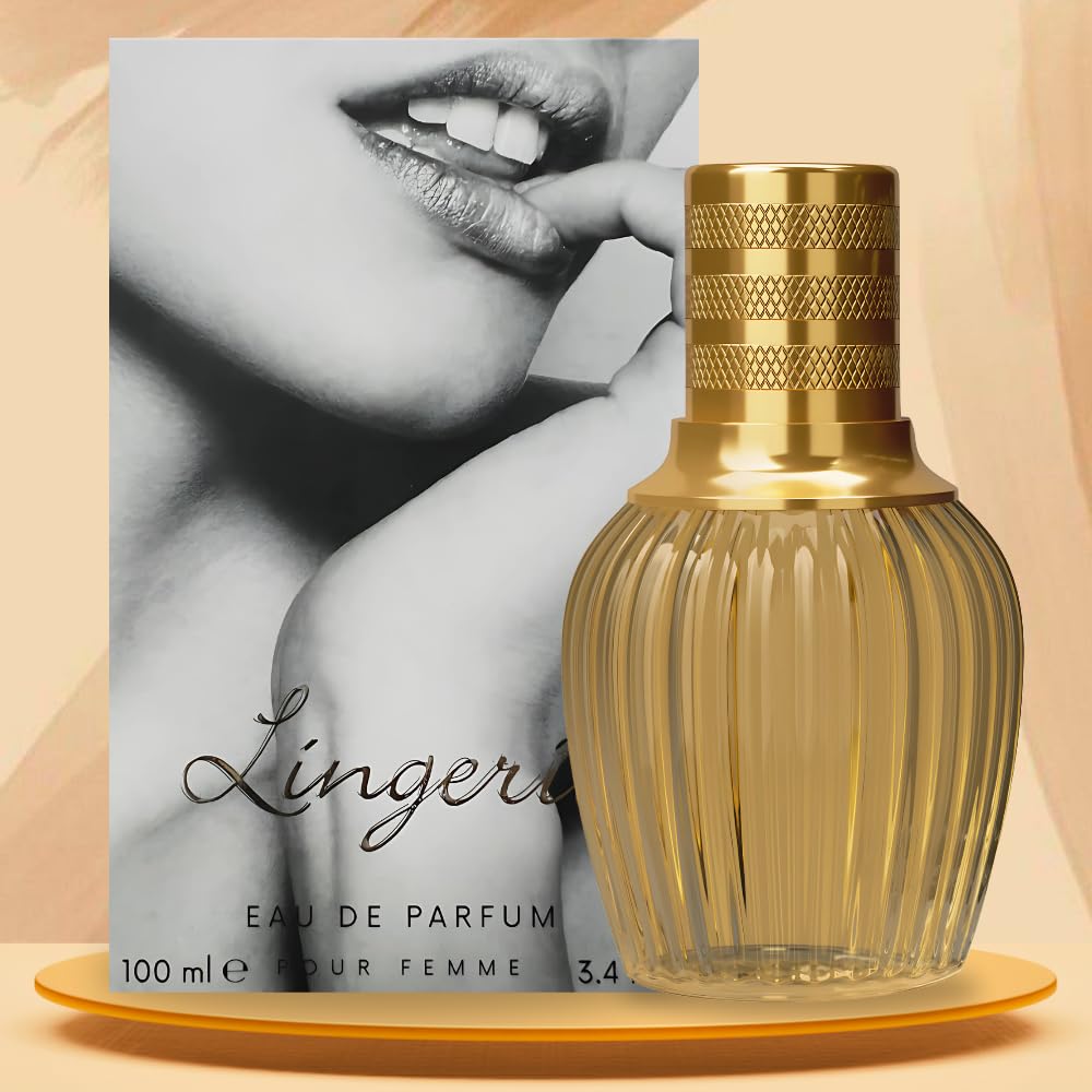 Lingerie Perfume for Women – INSPIRED by A WORLD RENOWED WOMEN'S PERFUME – Pear, Iris, Vanilla, Patchouli – Sweet, Floral, Feminine, Long-Lasting Eau De Parfum 100ml (3.4 fl oz)