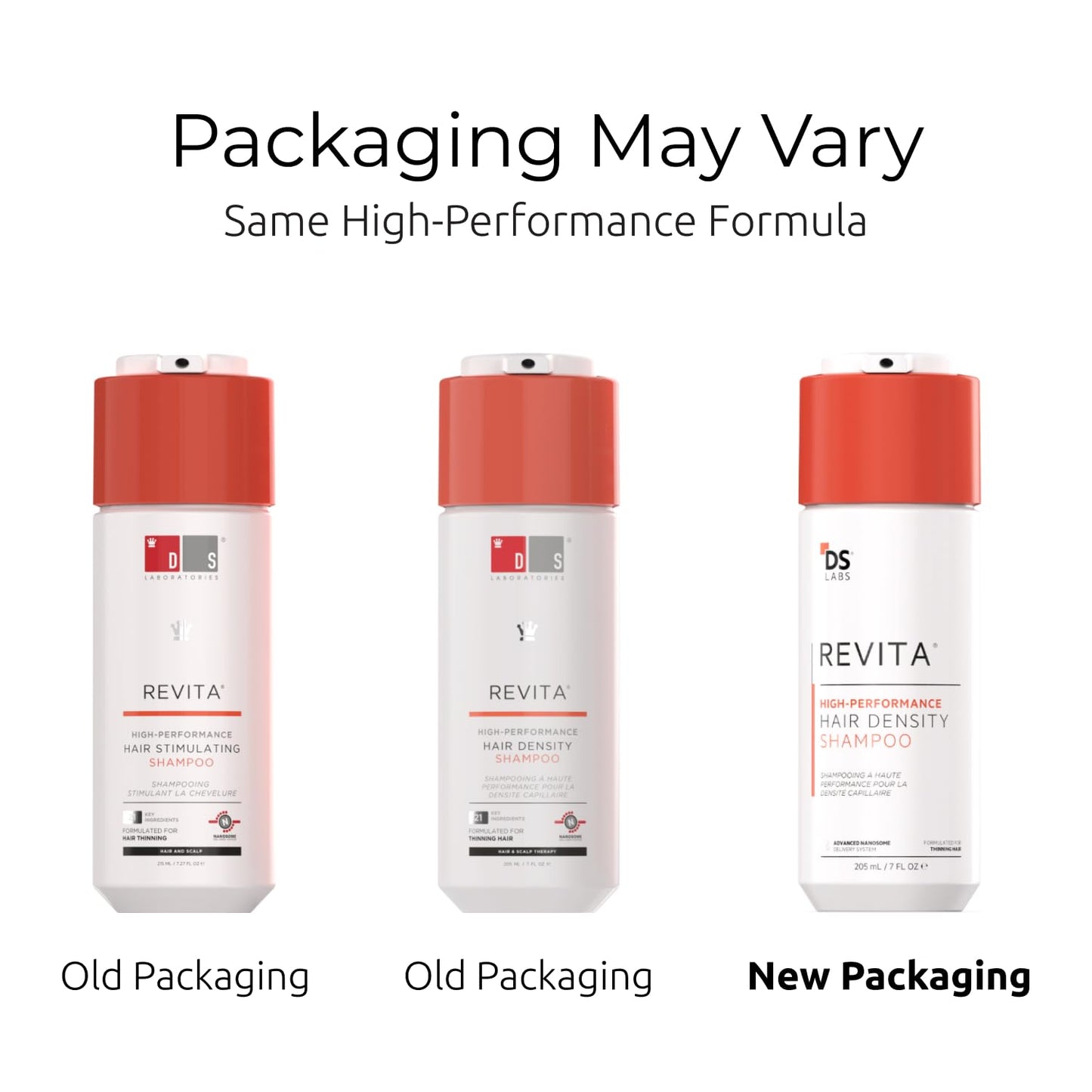 DS Labs Revita Shampoo, 205 mL – Scalp Refreshing Cleanse for Fuller Looking, Volumizing, Lightweight Hydration, Sulfate & Silicone Free, Color Safe, For Men & Women