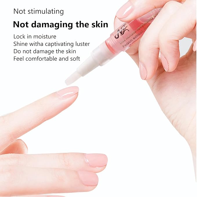 Cuticle Oils Pen: 6PCS Fruit Smell Revitalizer For Growth And Strength, Cuticle Remover- Cuticle Softener - Nail Strengthener, Professional Manicure - Pedicure Accessory (0.3 fl oz Bottles)