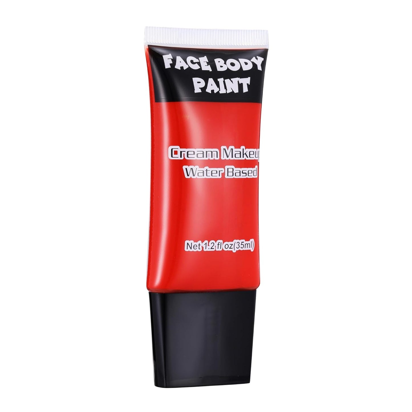 Devil Red Face Paint, Professional Face Painting Kit, Cream FX Water Based Body Paint, Full Coverage Foundation Makeup, SFX Makeup For Halloween Clown Joker Skeleton Pennywise Vampire Cosplay