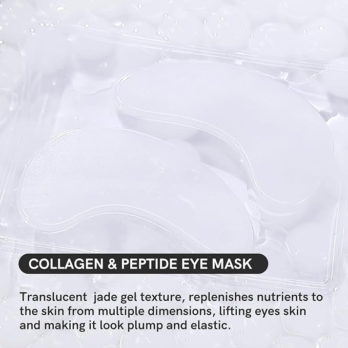 Under Eye Patches with Collagen and Peptide Eye Mask for Dark Circles and Puffiness,Face Mask Skin Care Products 30 Pairs