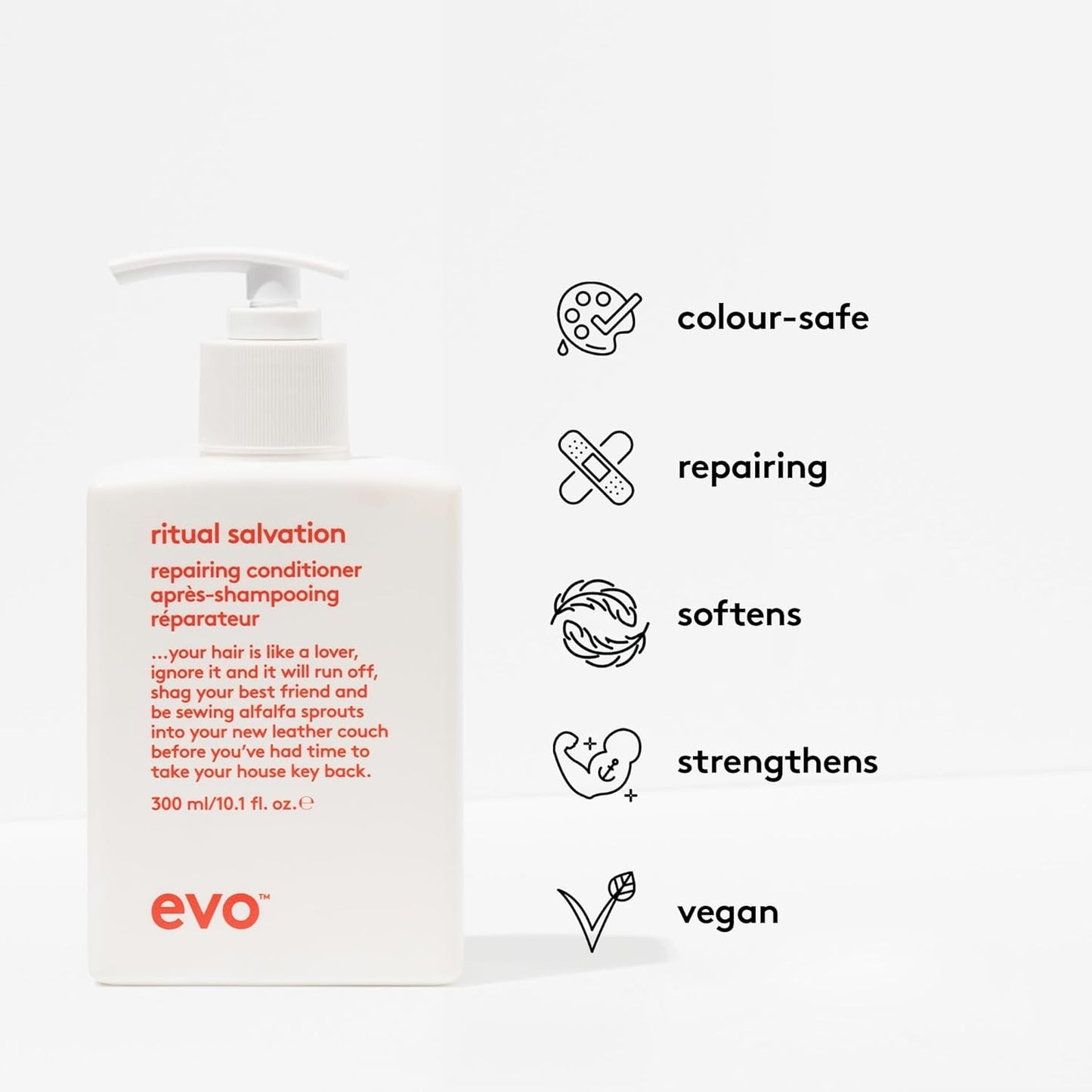 Evo Good Givin' Gift Set Hydrate Limited Edition Hair Care Gift Set Full Size The Therapist Hydrating Shampoo, The Therapist Hydrating Conditioner & Free Day of Grace Pre Style Primer