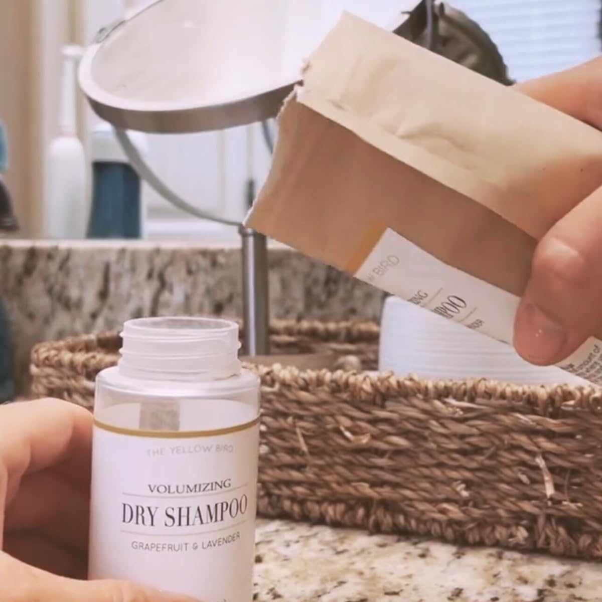 The Yellow Bird Dry Shampoo Lavender Refill Packet