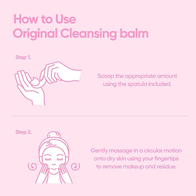 BANILA CO Clean it Zero Original Cleansing Balm | Korean Makeup Remover, Cleansing Oil, Facial Cleanser for All Skin Types | Vegan | Made with Acerola Berry & Vitamin C (100ml / 3.38 fl. oz)