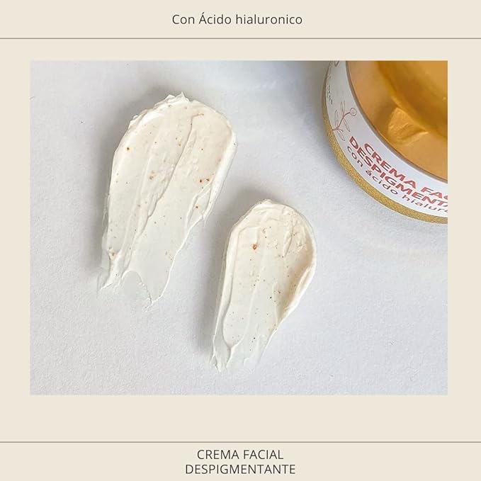 Facial Cream - Despigmentante with Hyaluronic Acid, Zinc & Vitamin C, Fade Sun Spots, Cruelty-Free, 1 fl oz