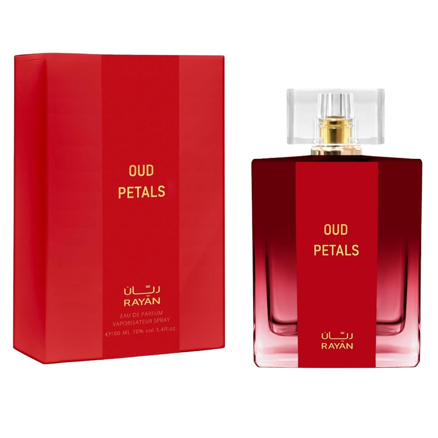 Oud Petals – Luxury Floral Arabian Perfume for Women 100mL (3.34 Fl oz), Long Lasting Eau de Parfum for Women with Notes of Rose, Musk, Oud & Jasmine | Ideal Gift for Her