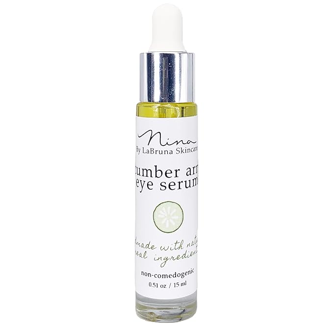 Cucumber Eye Serum - Hydrating Under Eye Serum for Dark Circles & Puffiness - Eye Tightening & Uplifting Anti Aging Serum for Women - Facial Moisturizer for Women Anti Aging