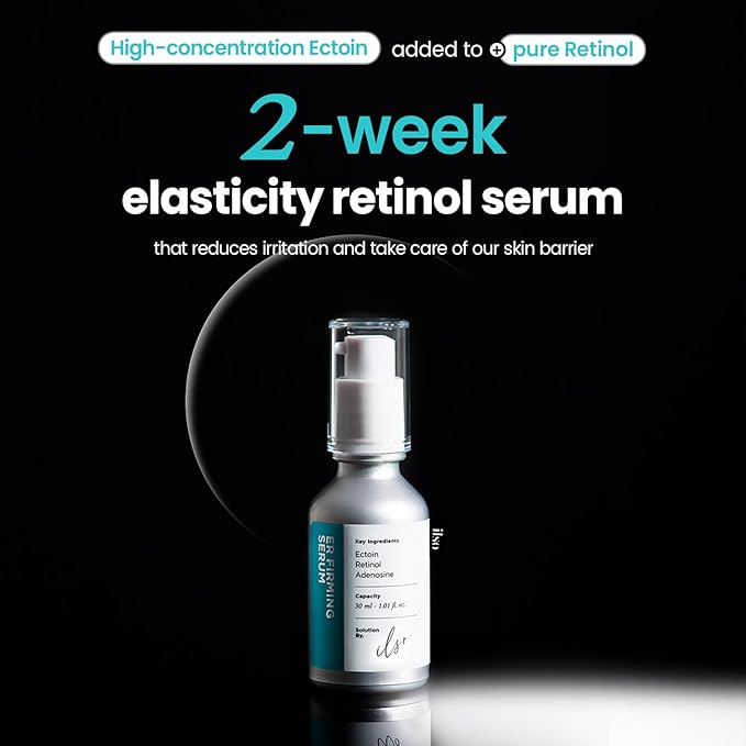 ILSO ER Firming Serum - Retinol 0.1% + Ectoin 1%, Anti-aging & Wrinkle Reducing, Gentle for Sensitive Skin (30ml)