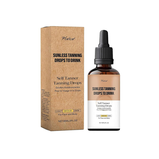 Sunless Tanning Drops to Drink, Self Tanner Tanning Drops, Promotes Skin Health and Pigmentation