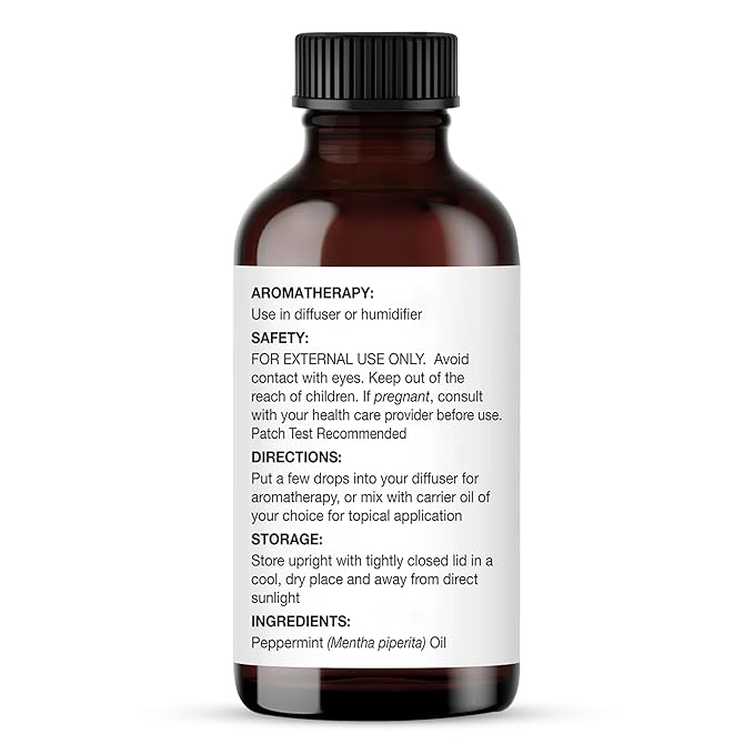 MAJESTIC PURE Peppermint Essential Oil | 100% Pure and Natural Peppermint Oil | Premium Grade Essential Oils for Hair Care, Home Diffusers, Skin, Aromatherapy, Massage and Humidifiers | 1 Fl Oz