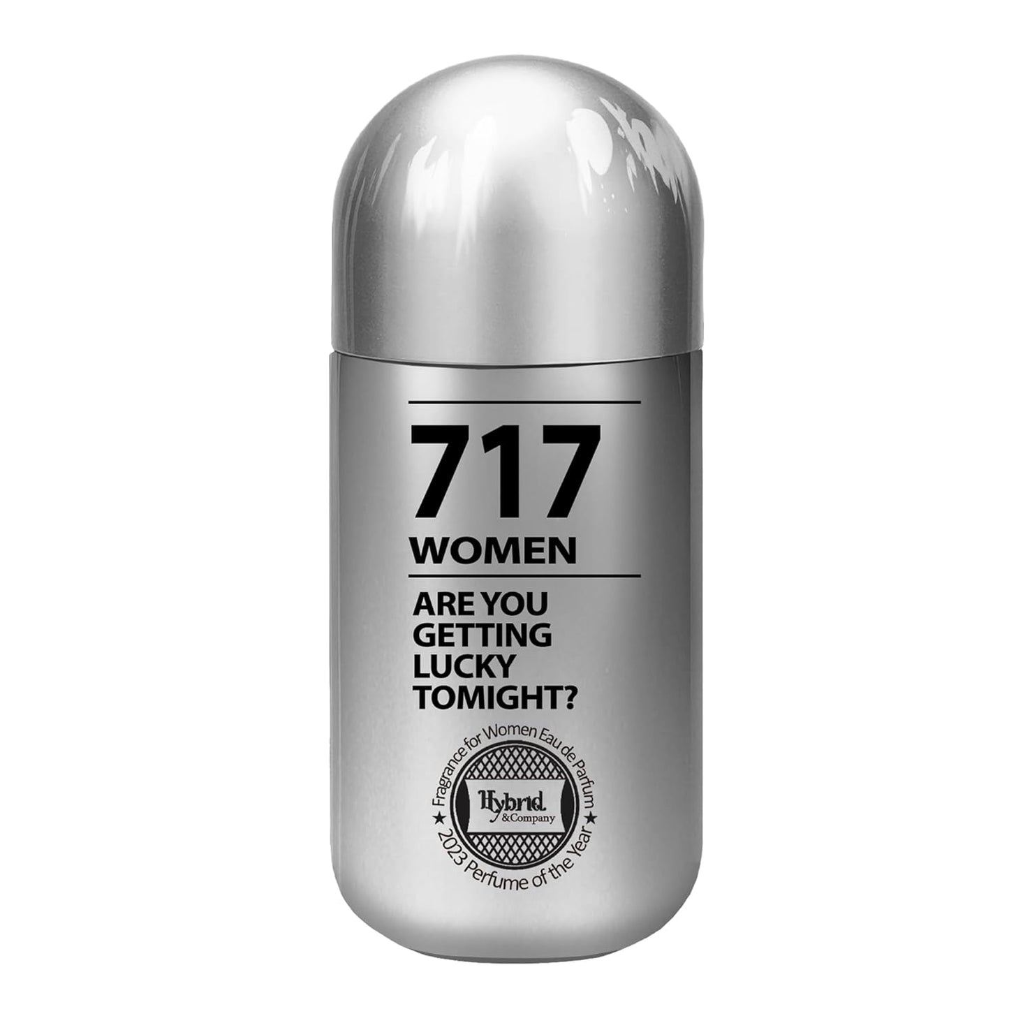 Hybrid & Company 717 Women Pour Femme Eau De Parfum Natural Spray Fresh Floral Scent, 3.4 Fl Oz