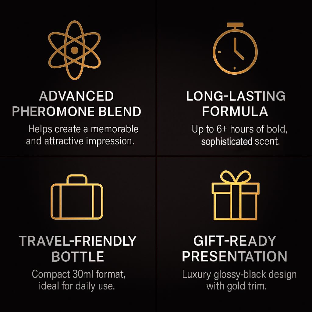 Perfumes for Women with Pheromones. 1fl oz Genuine Pheromones Infused Spray Long Lasting Scent. Original Premium Fragrance Travel Size Portable Bottle