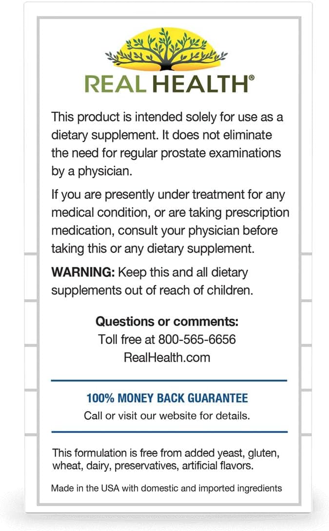 Real Health Prostate Complete 30 Count