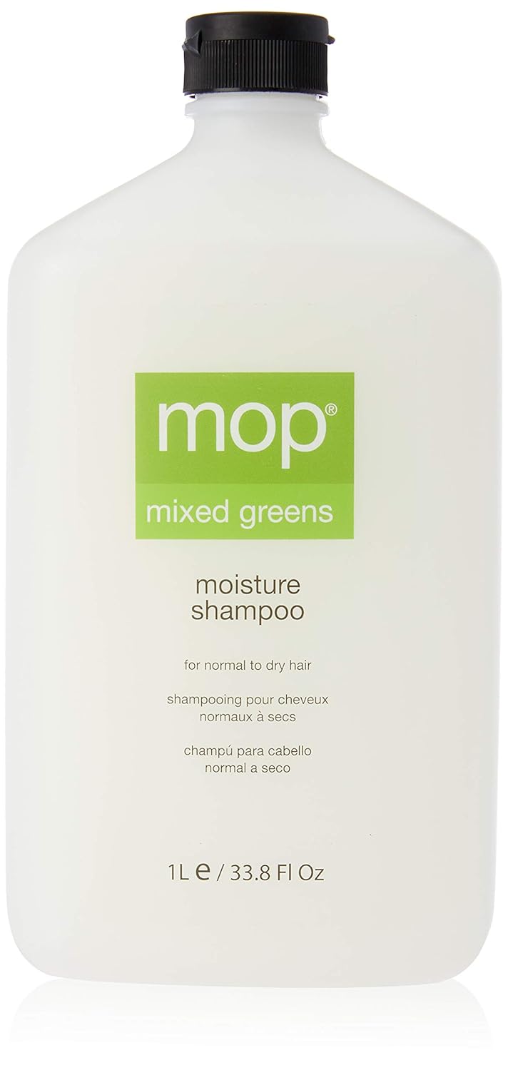 MOP Mixed Greens Moisture Shampoo, Fresh, 33.8 fl. Oz (Pack of 1)