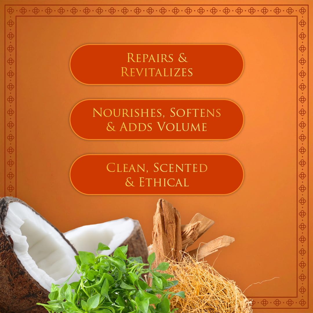 SPA CEYLON Sandalwood Vetiver Nourishing Hair Conditioner | Revitalize Oily Flat & Dull Hair | Hair and Scalp Conditioner | Hair Products for Unisex