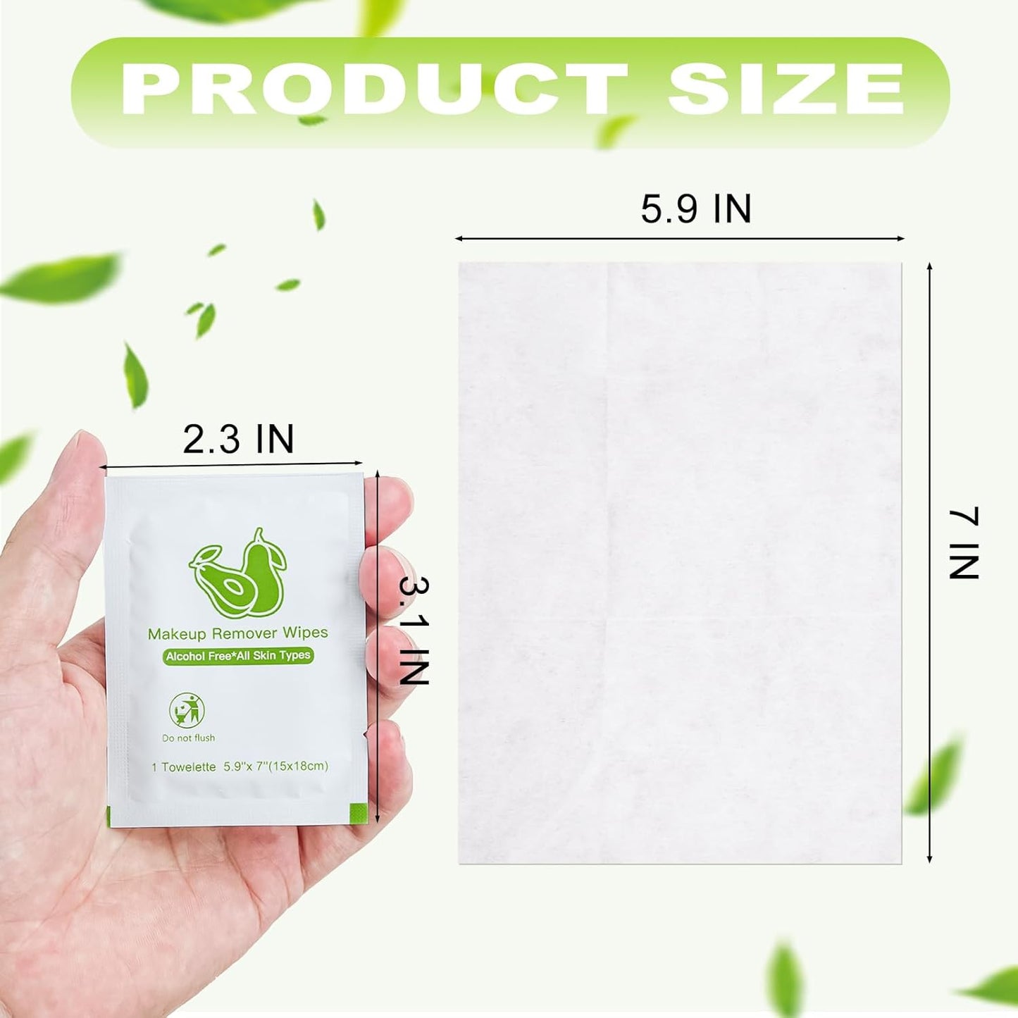 Makeup Remover Wipes Bulk Individually Wrapped,Travel Makeup Wipes Individual Makeup Remover Wipes Bulk Gentle Cleansing Makeup Remover Wipes for Face Cleansing Mascara Lipstick Travel Hotel 100