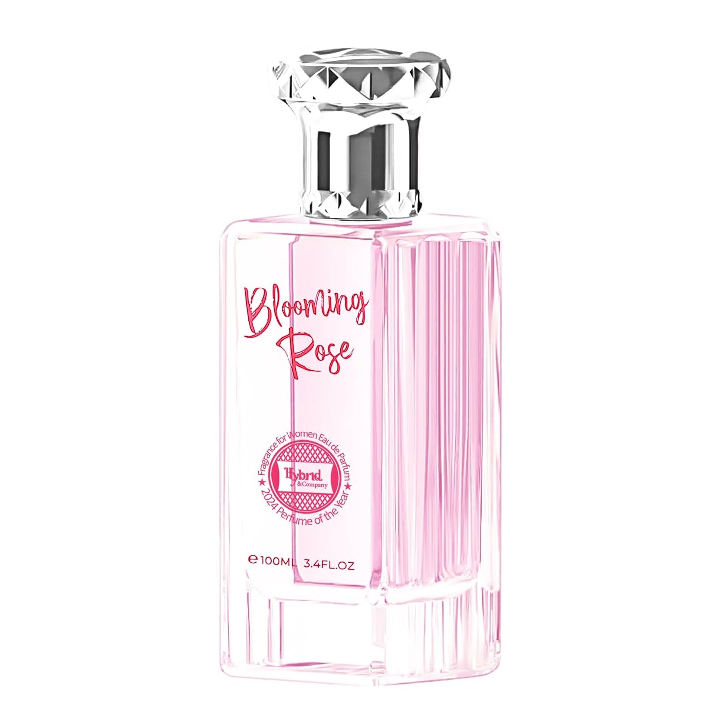 Hybrid & Company Women Blooming Rose Pour Femme Eau De Parfum Vaporisateur Natural Spray 3.4 Fl Oz