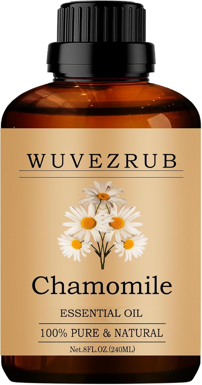 Chamomile Essential Oils 240ML, Pure Chamomile Essential Oil for Aromatherapy Diffuser - 8 Fl Oz