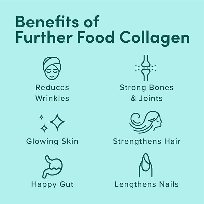Further Food Unflavored Collagen Peptides Powder, 1 & 3 Protein
