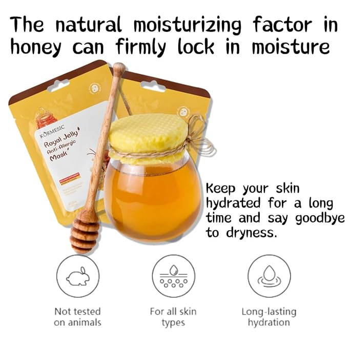Facial mask Moisturizing face Mask - 10 Sheets, Deep Hydration, Improves Dry Skin, Sheet Mask, skincare for All Skin Types