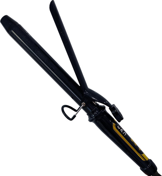 abp 1 Inch Curling Iron Extra Long Barrel with Ceramic Coating for Long/Medium Hair,LED Display Instant Heat up to 450°F with clamp,Hair Waving Style Tool Girls & Women