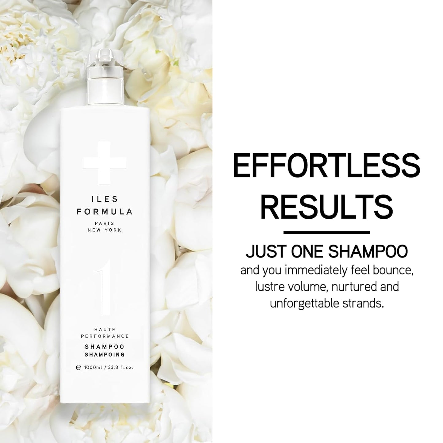 ILES FORMULA Shampoo for Dry, Damaged, Frizzy or Color Treated Hair - Hydrating, Sulfate Free Shampoo – Salon Grade, Color Safe, Moisturizing Formula that Controls Humidity & Boosts Shine