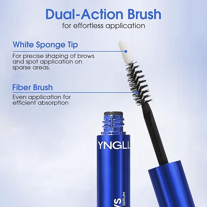 Eyebrow Growth Serum Plant Extracts Brows Growth Serum for Women Regrowth Eyebrow Hair Growth Thicker, Longer, Fuller -5ml