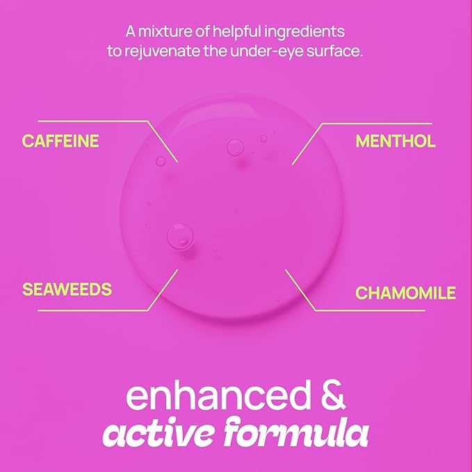 Under Eye Patches 12 Pairs of Themed Hydrogel Eye Gel Pads - For Puffy Eyes and Dark Circles, Under Eye Bags, Wrinkles - Mix Set | Energizing, Hydrating, Restoring, Hungover