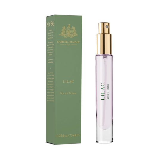 Caswell-Massey Lilac Eau de Toilette Spary, Feminine Floral Perfume with Fresh Lilac, Bergamot & Muguet Notes, Made in USA, 0.25 Fl Oz