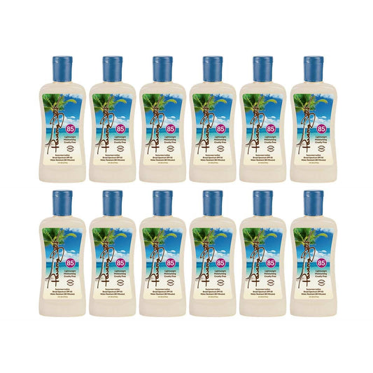Panama Jack Sunscreen Suntan Lotion - SPF 85, Broad Spectrum UVA/UVB Protection, PABA, Paraben, Gluten & Cruelty Free, 6 FL OZ (Pack of 12)