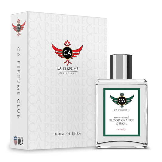 CA Perfume Impression of ACQUA COLONIA Blood Orange & Basil For Women & Men Replica Fragrance Dupes Eau de Parfum Spray Bottle 1.7 Fl Oz/50ml-X1