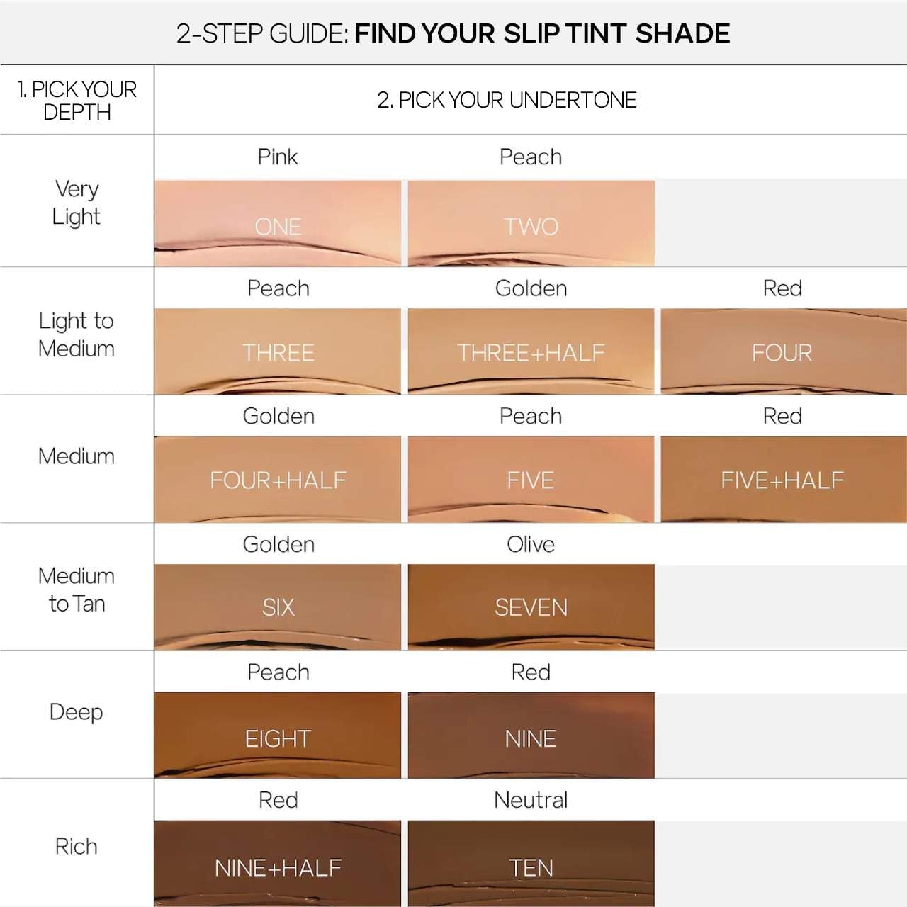 Saie Slip Tint Tinted Moisturizer with SPF 35 - Light Coverage, Glowy Skin Tint & Mineral Sunscreen for Face with Hydrating Hyaluronic Acid - Summer Makeup Essential - Shade Ten (1.35 oz)