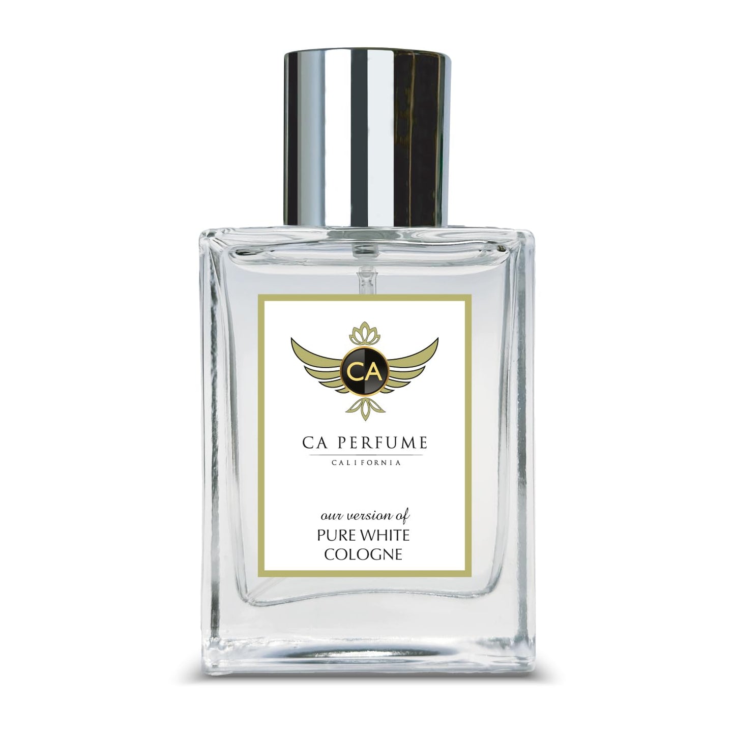 CA Perfume Impression of Pure White Cologne for Women and Men Long Lasting Unisex Fragrance Eau De Parfum 1.7 Fl Oz 50ml