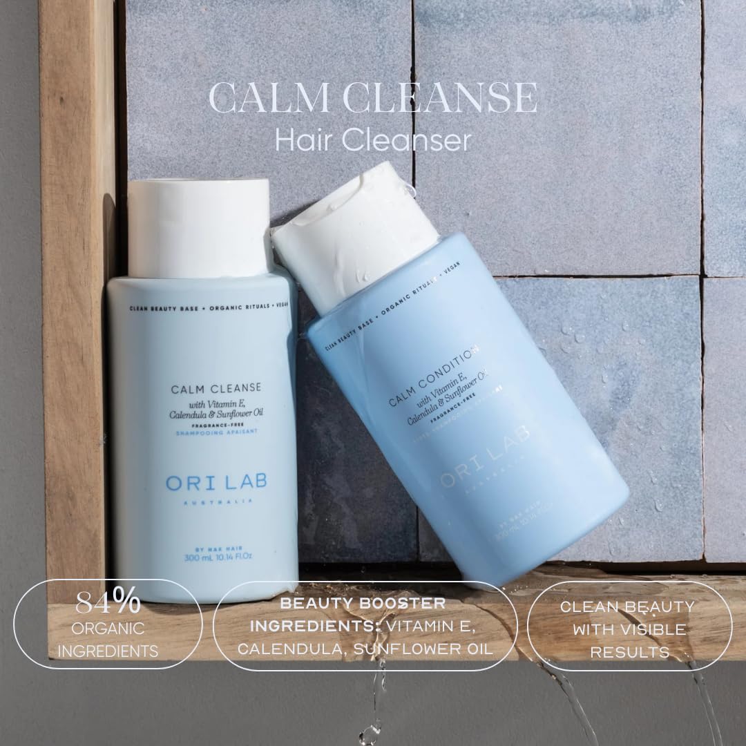 ORI LAB - Calm Cleanse 300ml - Fragrance-Free Moisturising Shampoo