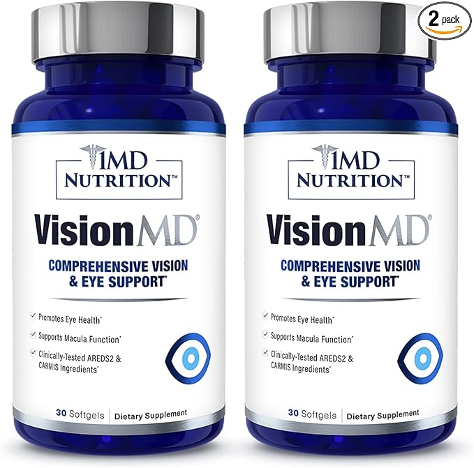 1MD Nutrition VisionMD Eye Vitamin CARMIS 60 Softgels (2-Pack)