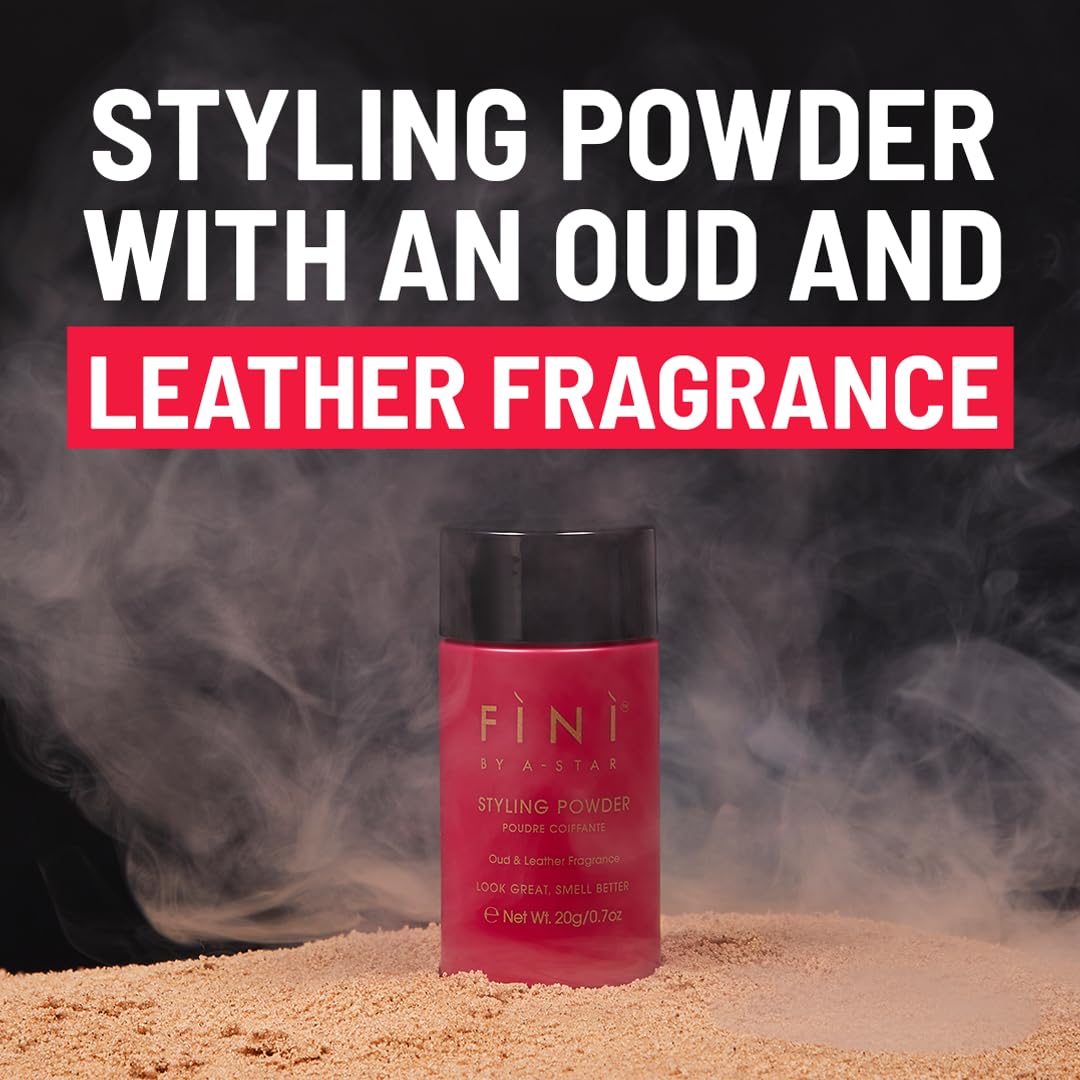 Styling Powder – Oud Fragrance, Matte Finish, Volumizing & Texturizing Hair Powder for Men, Easy to Wash Out, Non-Greasy