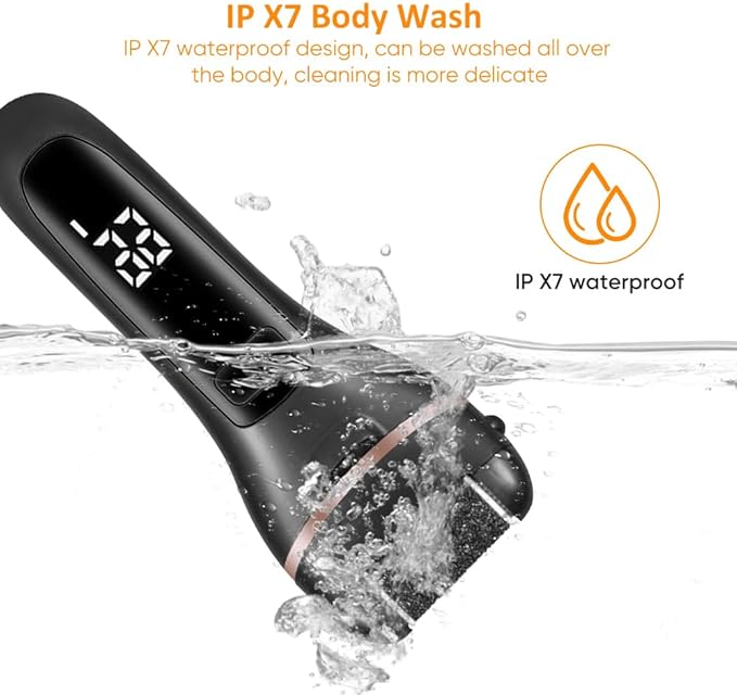 Premium Electric Foot Callus Remover Kit 18 Pieces for Feet Foot Filer Dead Skin Remover for Feet Callous Remover Tool Electric Pedicure Foot File Kit Luxurious (Black)