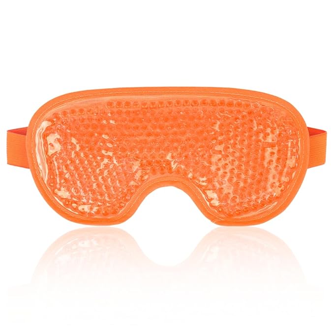 NEWGO Cold Eye Mask Cooling Eye Mask for Dry Eyes and Small Ice Packs for Injuries