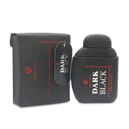 Dark Black Men's Perfume–Intense & Mysterious Fragrance with Spicy, Woody, and Amber Notes–Long-Lasting,Bold Scent for Evening and Special Occasions