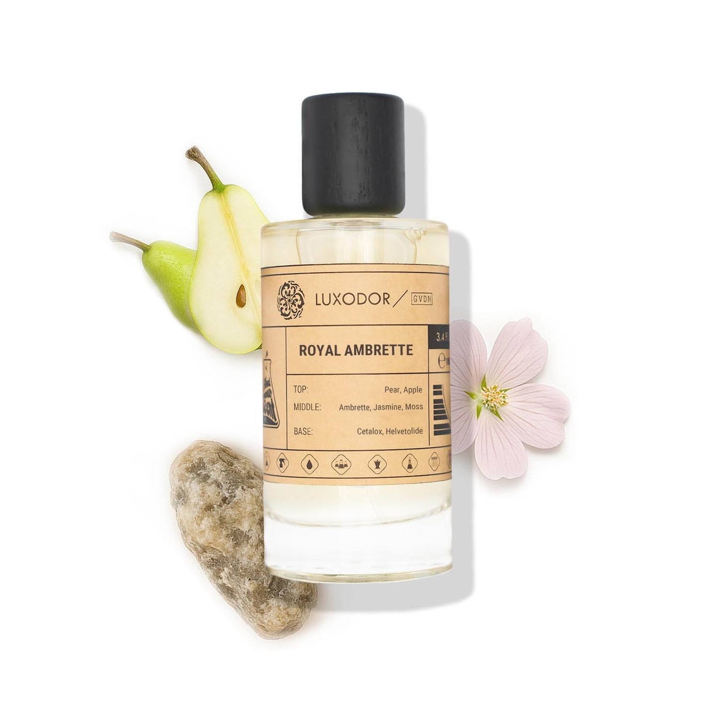 Inspired by L.e L.ab’o Another 13 - Royal Ambrette - Eau de Parfum For Women and Men, Long Lasting, Vegan, 2-piece Bundle (Perfume Spray 3.4 fl. oz,100ml + Concentrated Perfume Oil 10ml)