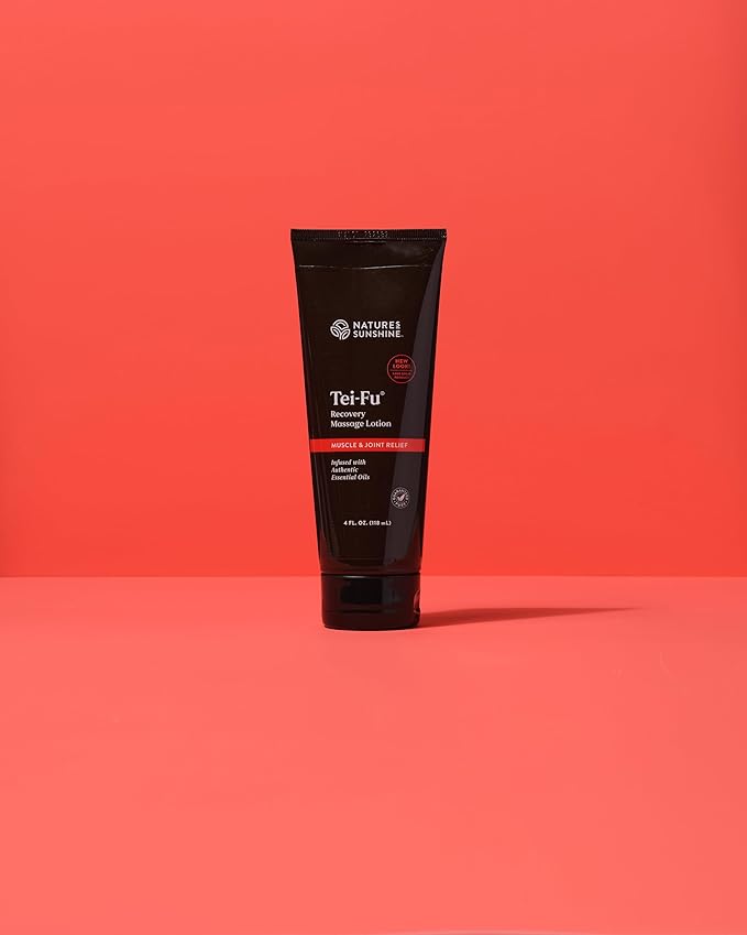 Nature's Sunshine Tei-Fu Recovery Massage Lotion with Essential Oils