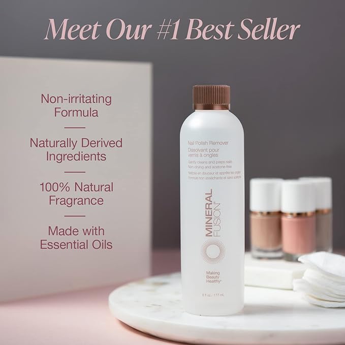 Mini Nail Polish Remover, 3 Fluid Oz. (Pack of 2)